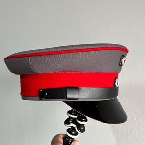 Casquettes d'officier uniformes personnalisées avec visière brodée dorée Casquettes d'officier personnalisées du Pakistan - Product Image 3