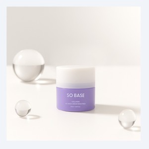 Masque facial beauté SO BASE Collagen No-Wash Cream Mask Pack au collagène - Product Image 4