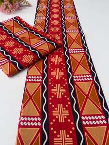 Tissu en coton imprimé africain sur mesure OEM, Maroc, pour robes, accessoires et promotion - Product Image 5