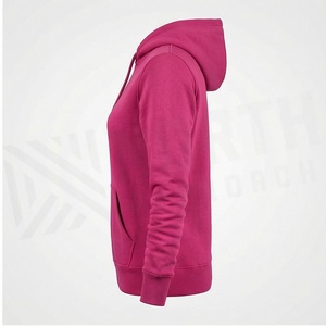 Sudadera con capucha de mujer con hombros caídos, color personalizado, manga larga, bolsillo frontal, estilo urbano de invierno, forro polar - Product Image 3