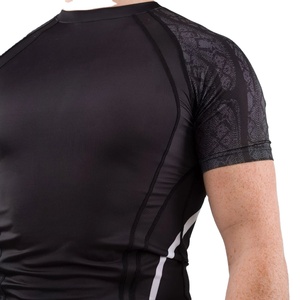 Rashguards à manches courtes sur mesure, meilleur prix, unis, en stock, durables, protection anti-UV, Rashguard Fortleo - Product Image 6