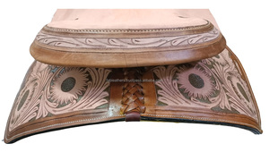 Vaquero Western Leather Horse Pleasure Riding Saddle hecho de cuero genuino de alta calidad mejor para montar y competir a granel - Product Image 5