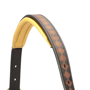 Cabestro de Cuero Genuino para Caballo con Corona Acolchada Suave, Ajustable, de Cuero Premium, Acolchado Multicolor, Herrajes de Latón, OEM - Product Image 4