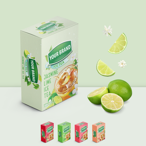 Vente directe usine : Poudre de thé rafraîchissante aux fruits, assortiment en sachets individuels – Thé au lait banane matcha - Product Image 4