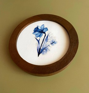 <b>Vintage</b> Round Shape Wooden Photo <b>Frame</b> for and Table Display Classic Handmade Home and Office Decoration - Product Image 5