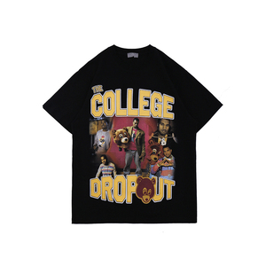 เสื้อยืดสตรีทแวร์ลายกราฟิกพิมพ์ DTG เสื้อยืดเปล่า 100% ผ้าฝ้าย ไซส์พลัส เสื้อผ้าผู้ชาย เสื้อยืด DTG เสื้อยืดผู้ชายแบบสั่งทำพิเศษ พิมพ์ลาย DTG - Product Image 1