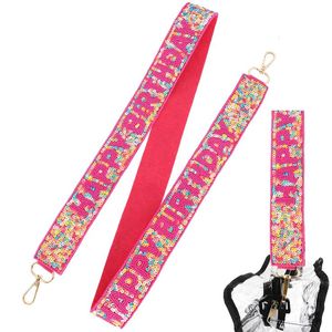 Lanière en nylon Ascension Catholic avec texte violet et étoile blanche, crochet métallique, design professionnel et durable - Product Image 3
