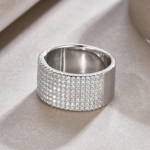 Top Selling Moissanite <b>Diamond</b> <b>Ring</b> For Women VVS Sparkle Engagement Wedding Gift Jewelry Available For Sale - Product Image 1