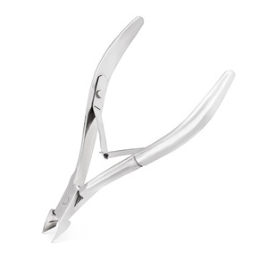 Coupe-cuticules pour la beauté des ongles avec logo personnalisé, en acier inoxydable, pour manucure. - Product Image 1