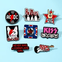 Pin Enamel Logo Band Rock Baru, Lencana Album Musik, Bros Band Pop, Perhiasan, Hadiah, Aksesoris Pakaian, Grosir untuk Penggemar dan Teman