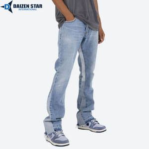 Pantalones Vaqueros Clásicos de Mezclilla para Hombre, Estilo Urbano, Cómodos para Uso Diario, Elásticos, 100% Algodón, Ecológicos, Alta Calidad, Venta al Por Mayor - Product Image 3