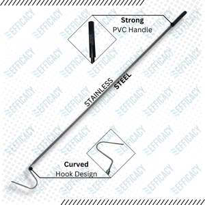 Pértiga de rescate para serpientes y reptiles de 137 cm (54 pulgadas) con gancho desmontable. - Product Image 6