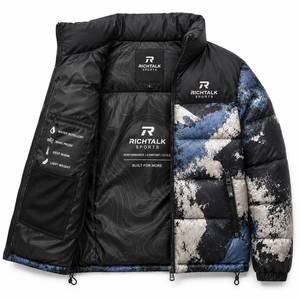 Chaqueta de Invierno para Hombre, Estilo Nuevo, con Cuello Alto, Logotipo Frontal, Tejido Suave y Cálido, Cómoda, Duradera, Transpirable y Ecológica - Product Image 4