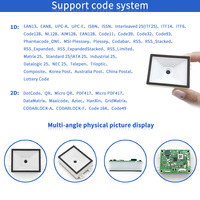 Module de scanner de codes à barres intégré EMT8020mini lecteur de codes QR scanner de codes à barres 2d coque ABS