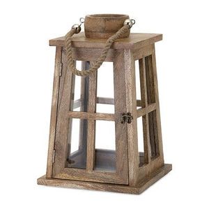 Farol de madera para velas, personalizado y hecho a mano, para eventos y decoración del hogar, para suelo y colgar. - Product Image 6