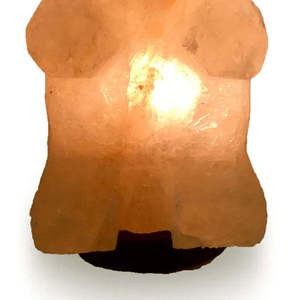 Lámpara de sal rosa del Himalaya natural, tallada a mano con forma de animal, luz nocturna de roca de sal natural, lámpara de mesa decorativa - Product Image 3