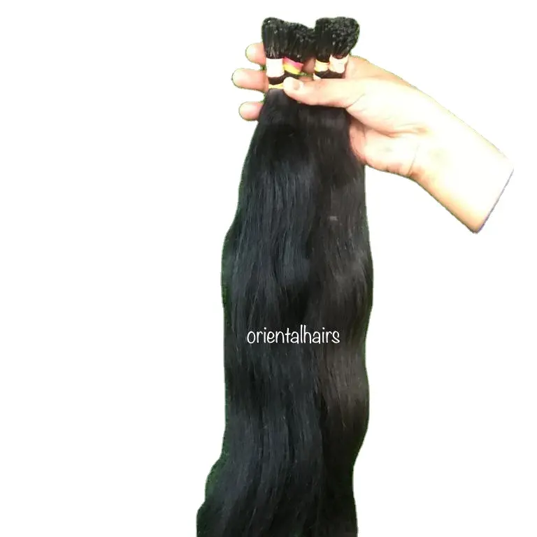 Wholesale 100% Brazilian Virgin Human Hair Hot Sale I Tip Hair Extension By Oriental Hairs