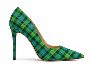 Zapatos de Tacón Alto de Moda de Lujo con Diseño de Tartán Escocés Personalizado para Bodas, para Mujer, OEM - Product Image 2