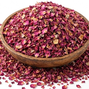 Pétales de rose séchés naturels, roses rouges, confettis de mariage, artisanat floral, pot-pourri, décoration romantique, boîtes cadeaux, projets DIY, maison - Product Image 2