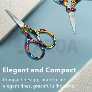 Professional Stainless Steel <b>Floral</b> Pattern Embroidery <b>Scissors</b> With Sharp Fine Tips For Sewing Craft Needlework - Product Image 3