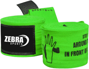 Bandages de boxe personnalisés avec étiquette, nouvelle fabrication, impression sur coton/nylon, fabriqués au Pakistan, vente en promotion - Product Image 1