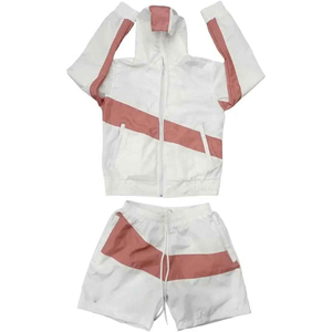 Premium Fabric Windbreaker <b>Jacket</b> and Shorts Set Lightweight Outdoor Sportswear High Quality Supplier - Product Image 6