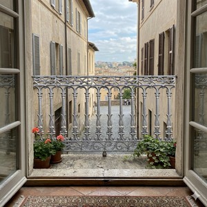 Panneau de balustrade en fer forgé, style architectural classique, pièces décoratives pour escalier, construction métallique durable, élégant, extérieur. - Product Image 5