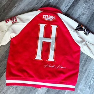Pakistan Manufacture Custom Made Higher Quality Letterman <b>Jacket</b> Best Quality Fabric Wool And <b>Leather</b> OEM Service Latest Design - Product Image 3