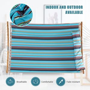 Hamaca Exterior con Almohada Desmontable y Diseño Confortable - Product Image 5