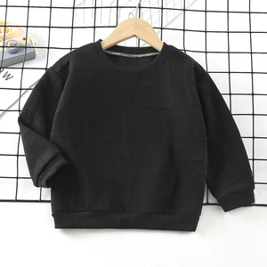 Pull à capuche décontracté pour enfants, col rond, tricoté, 100% coton, qualité supérieure, doux, manches longues, garçons et filles, printemps, logo personnalisé - Product Image 2
