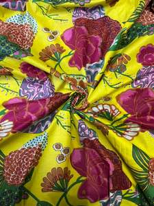 Beautiful Gold Line Cambric 60x60/92x88 Pure Cotton Organic Eco-Friendly Printed Fabric 44 Inches Width for Curtains Bags Boys - Product Image 5