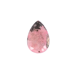 Piedra Preciosa de Rodonita Natural Rosa en Forma de Pera, Cabujón de 29.5 Quilates, Piedra para Joyería Hecha a Mano - Product Image 1