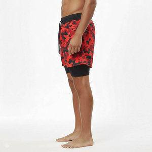 Shorts de sport pour hommes, fitness, musculation, camouflage, décontractés, entraînement, séchage rapide, gym - Product Image 3