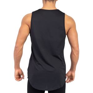 2025 hombres nueva marca de verano Casual Tank Top tejido Fitness entrenamiento Stringer Singlet gimnasio culturismo Camisa sin mangas - Product Image 6