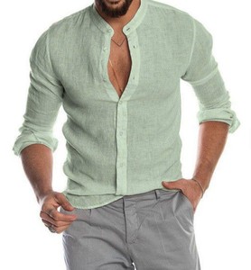 T-shirt décontracté à manches longues en coton tricoté 100 % personnalisé pour homme, respirant, séchage rapide, écologique, anti-plis, taille oversize, collection automne - Product Image 5