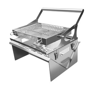 Grill de camping automatique sans fumée à retournement automatique – Qualité supérieure pour une expérience de grillade saine en plein air - Product Image 1