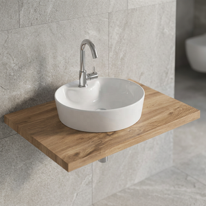 Modern Rectangular Ceramic Countertop Wash Basin Decorative Vessel Sink Hospital Bathroom Vanity - Product Image 5