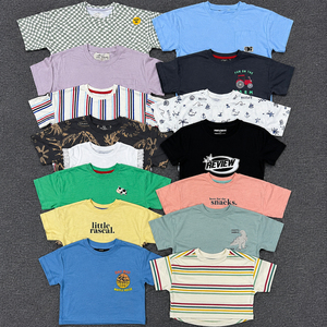 เสื้อยืดเด็ก OEM แบบกำหนดเอง ผ้าฝ้าย 100% คอกลม แขนสั้น ลายกราฟิกสำหรับเด็ก หลากหลายแบบ เสื้อเด็กเล็กสำหรับฤดูร้อน ขายส่งจำนวนมาก - Product Image 5