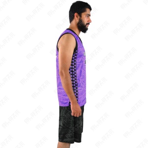 Ensemble uniforme de basket-ball d'été unisexe personnalisé OEM pour adultes maillot de sport de haute qualité avec caractéristiques respirantes grande taille - Product Image 5