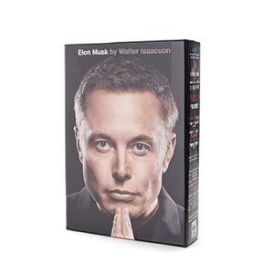 อีลอน มัสก์ โดยนักเขียนวอลเตอร์ ไอแซคสัน หนังสือปกอ่อนพิมพ์แบบกำหนดเอง - Product Image 1