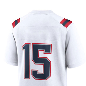 Maillots de football américain en silicone imprimés, vente en gros, uniformes d'équipe pour adultes et jeunes, ensemble de maillots de football américain par sublimation - Product Image 6