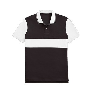 Camiseta de Manga Corta para Hombre, Estilo Casual Elegante, Antiarrugas, Lisa, Mezcla de Algodón, Tejido Jersey, 220g, Ligera, para Vacaciones de Verano - Product Image 1