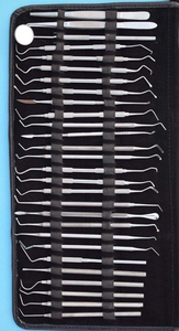Instruments de pont osseux 61 pièces réutilisables manuels en acier inoxydable pour extraction chirurgicale orale et dentaire, éleveurs et instruments chirurgicaux - Product Image 4