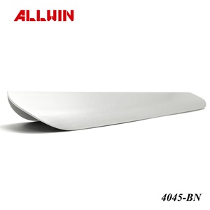 Poignée de meuble en laiton OEM personnalisée 85mm 150mm 300mm, poignée moderne en nickel brossé, quincaillerie de mobilier - Product Image 4