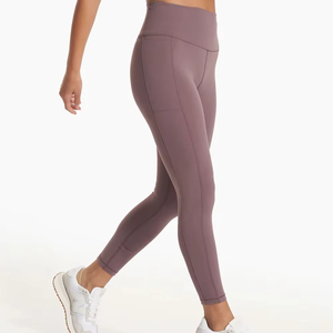 Leggings d'entraînement taille haute pour femmes, collants de yoga et de fitness extensibles pleine longueur, pantalons de sport slim pour la gym, vente en gros OEM personnalisée - Product Image 4