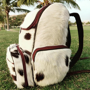 Sacs à dos scolaires en cuir de vachette véritable faits main, vente en gros, fournisseur OEM personnalisé, sacs pour ordinateur portable de haute qualité pour étudiants, exportations - Product Image 2