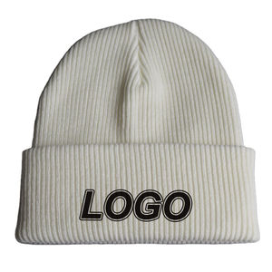 Gorro de Punto de Invierno de Alta Calidad, Unisex, Colores Sólidos, con Puño, Diseño Personalizado, Bordado, Personalizable con Logotipo - Product Image 1