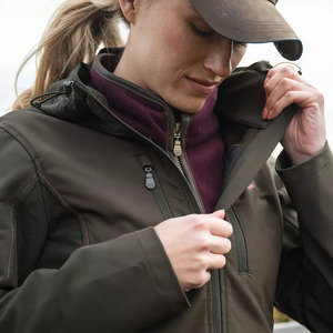 Chaqueta Cortavientos de Invierno para Mujer, Impermeable, Transpirable, de Nailon, con Capucha Larga, para Equitación y Fitness - Product Image 3