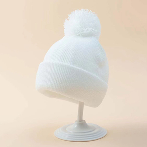 Wholesale <b>Wool</b> Blend Winter <b>Beanie</b> Hats Custom Printed Logo Embossed/Digital Waterproof Breathable Unisex Adult Direct Factory - Product Image 2