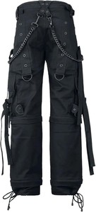 Pantalon Gothique Personnalisé Unisexe Coupe Large Style Streetwear Tendance Sombre Ajustement Réglable - Product Image 2